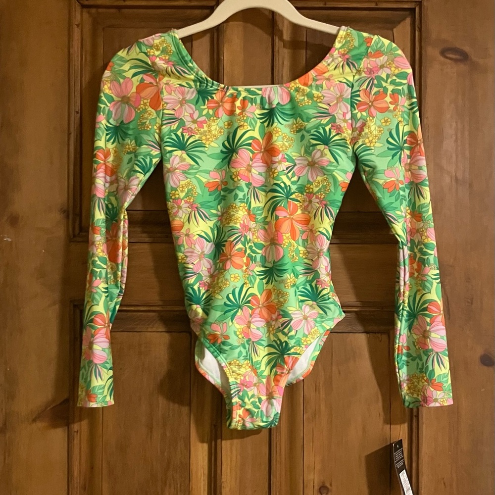 Girl’s Swimsuit with Long Sleeves